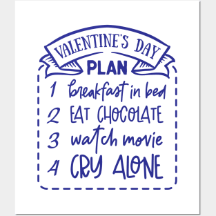 Valentines Day Plan Posters and Art